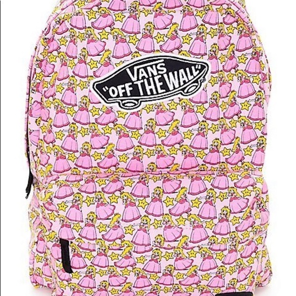 vans peach backpack